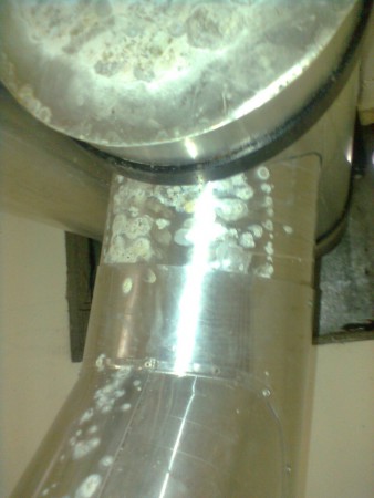 koroze hlinikove spalinove cesty resp. konec jeji zivotnosti